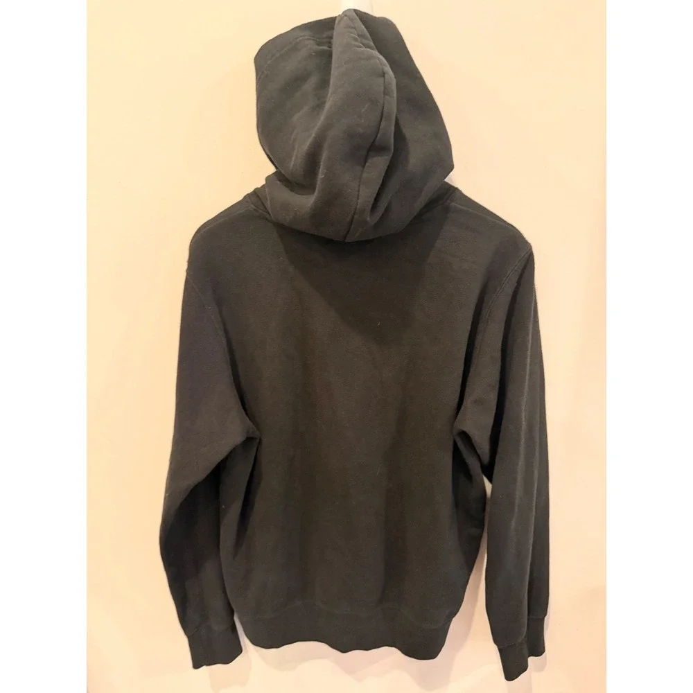 True Religion Hoodie Black Gold Logo World Tour Pullover Large
